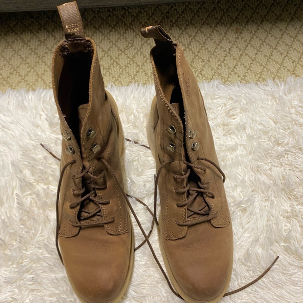 Sorel Brown Leather Women's Ankle Boots